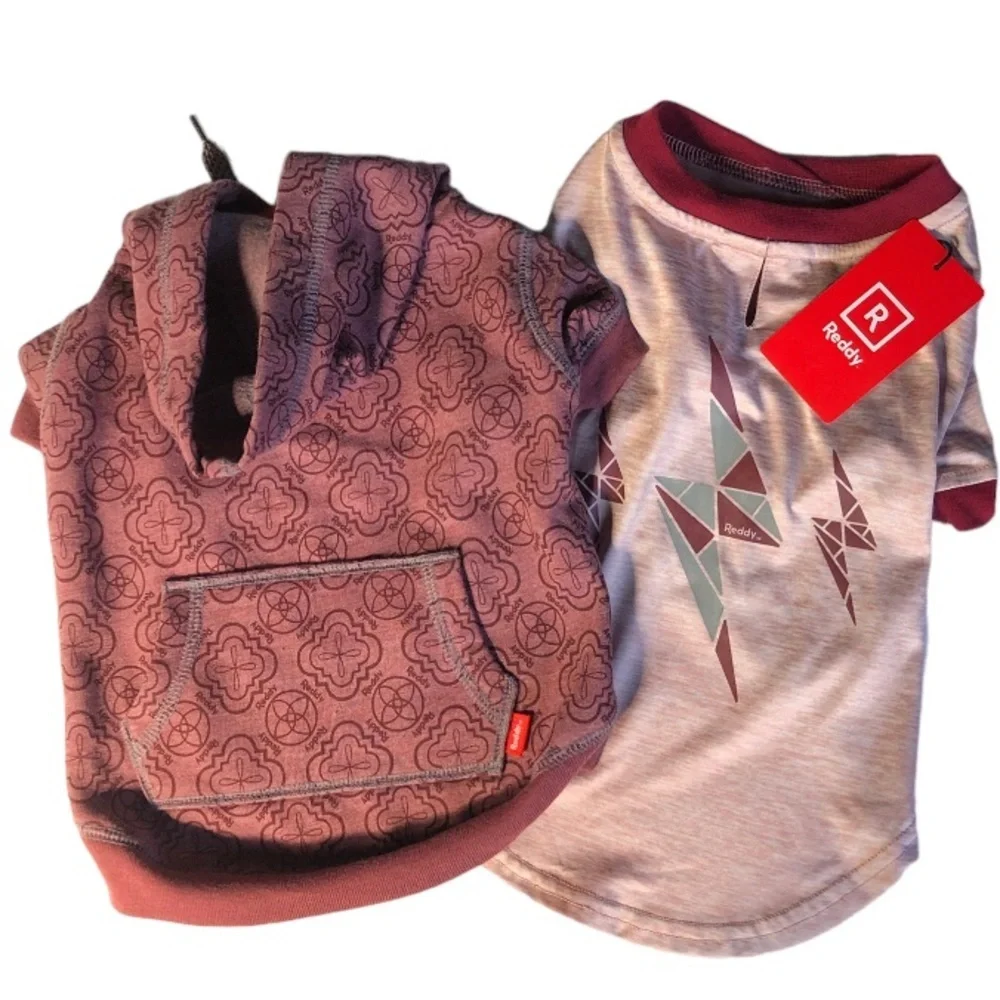 Bundle new Reddy Hoodie & Lightening dog Tee S